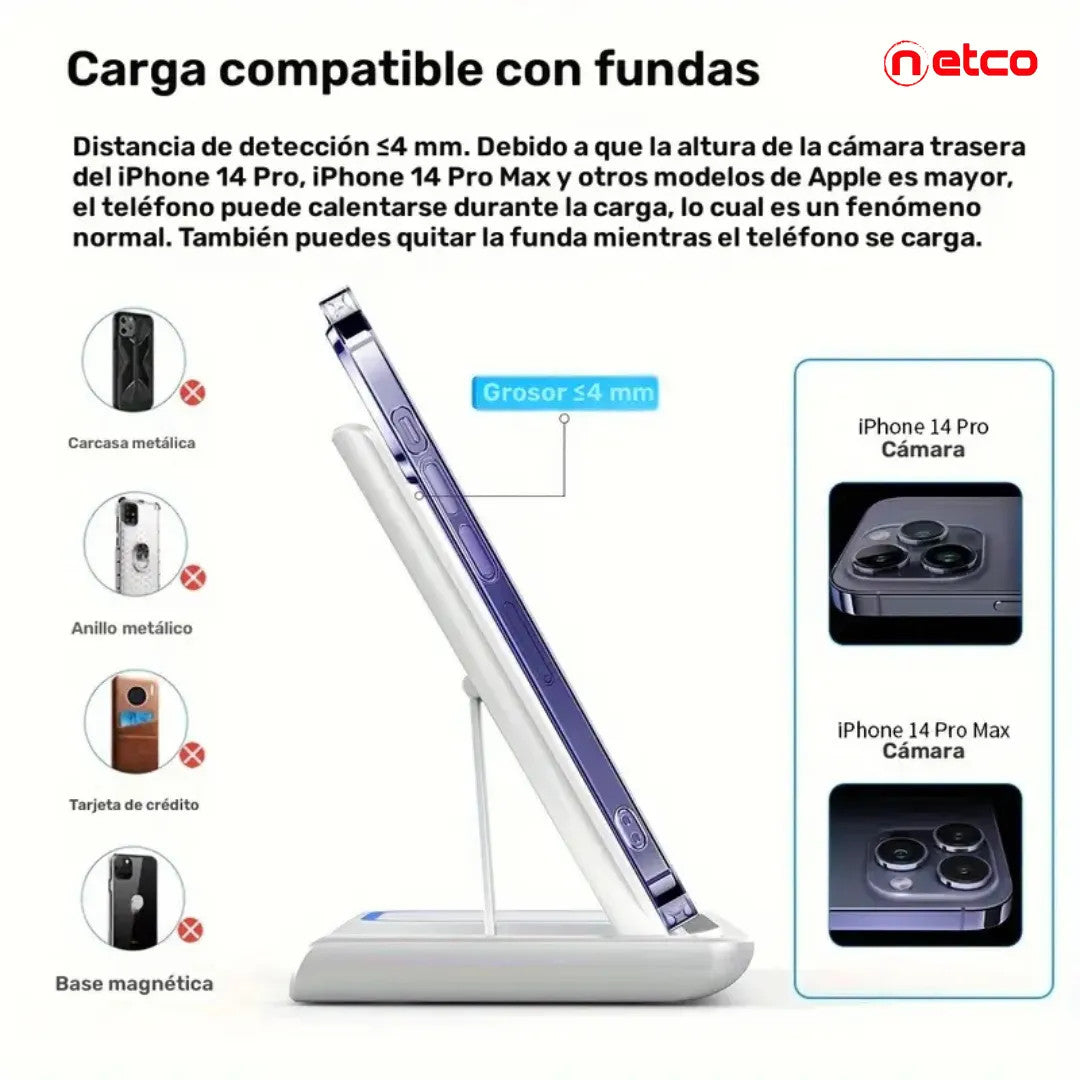 3-in-1 Wireless Charging Station: Power Everything, Anywhere